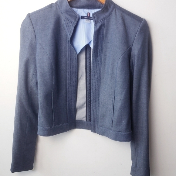 NEW! TOMMY HILFIGER Open Blazer Jacket 0. - Picture 3 of 8